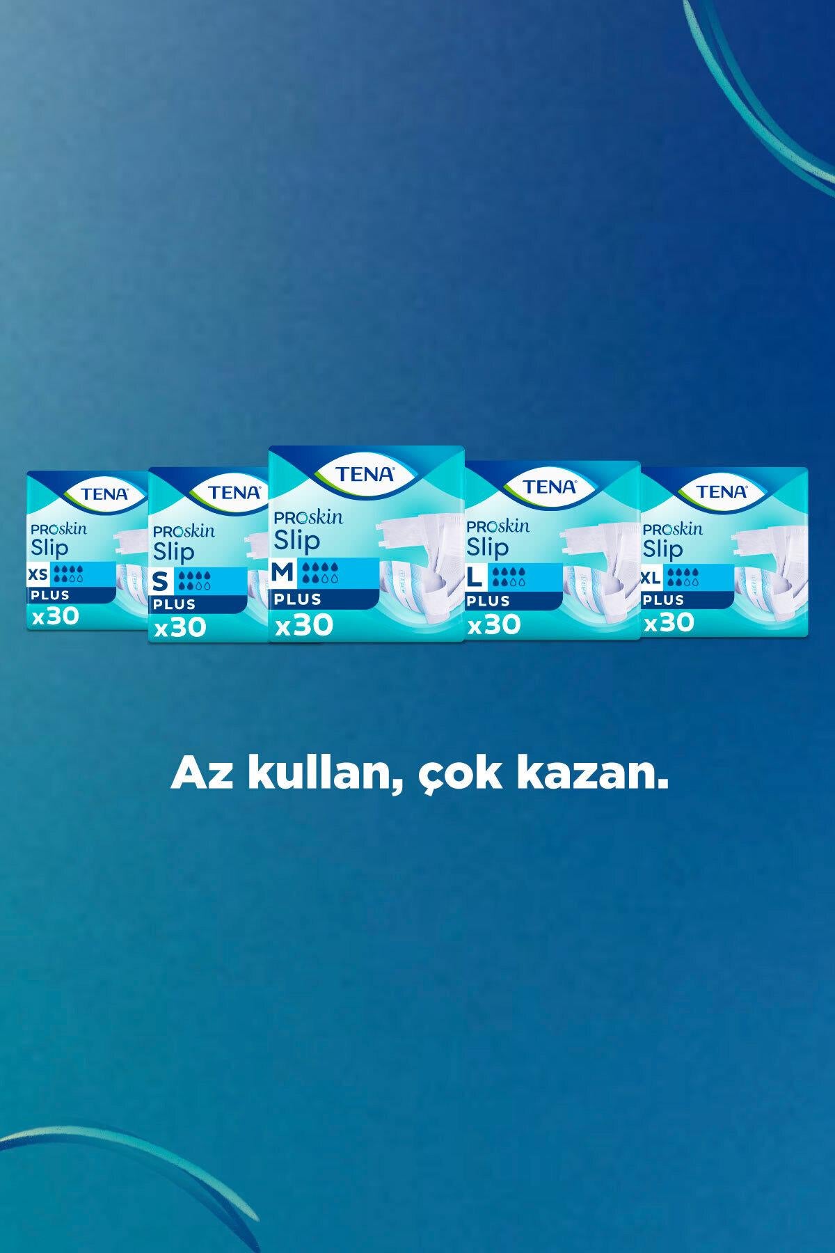 Tena Proskin Slip Plus Belbantlı Hasta Bezi L-Large Beden 30 Adet
