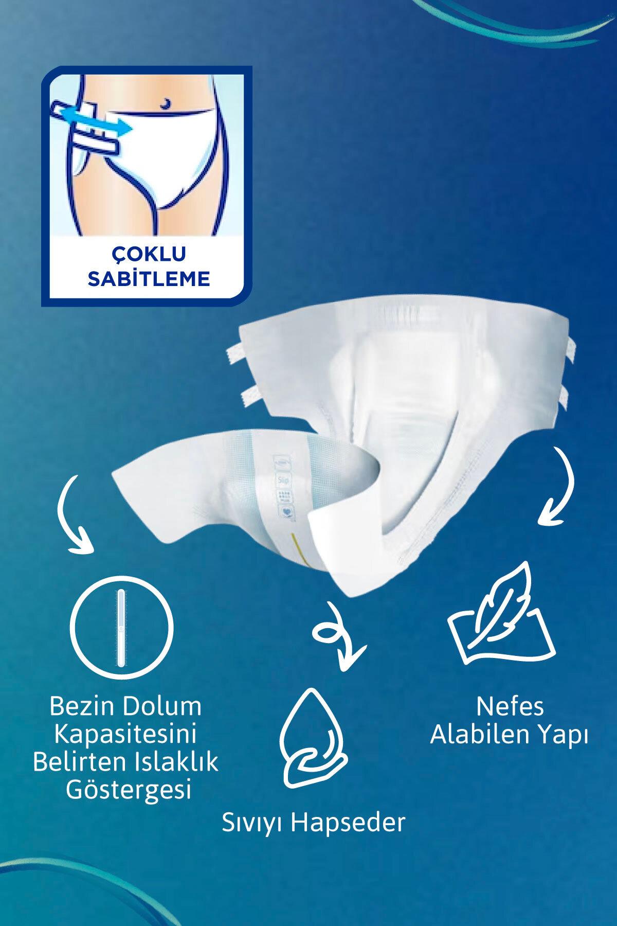Tena Proskin Slip Plus Belbantlı Hasta Bezi L-Large Beden 90 Adet