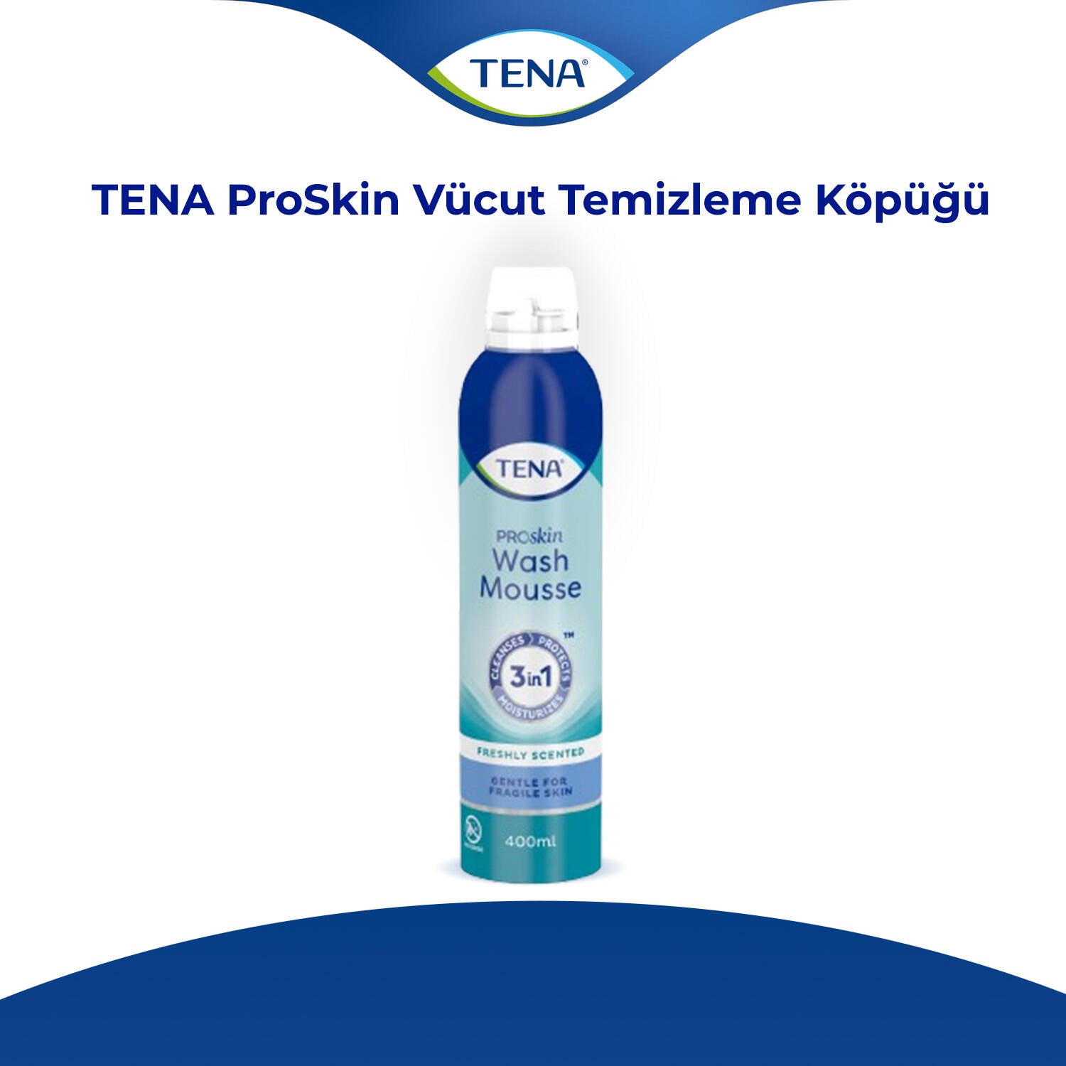 Tena ProSkin Vücut Temizleme Köpüğü 400ml - 2 Adet