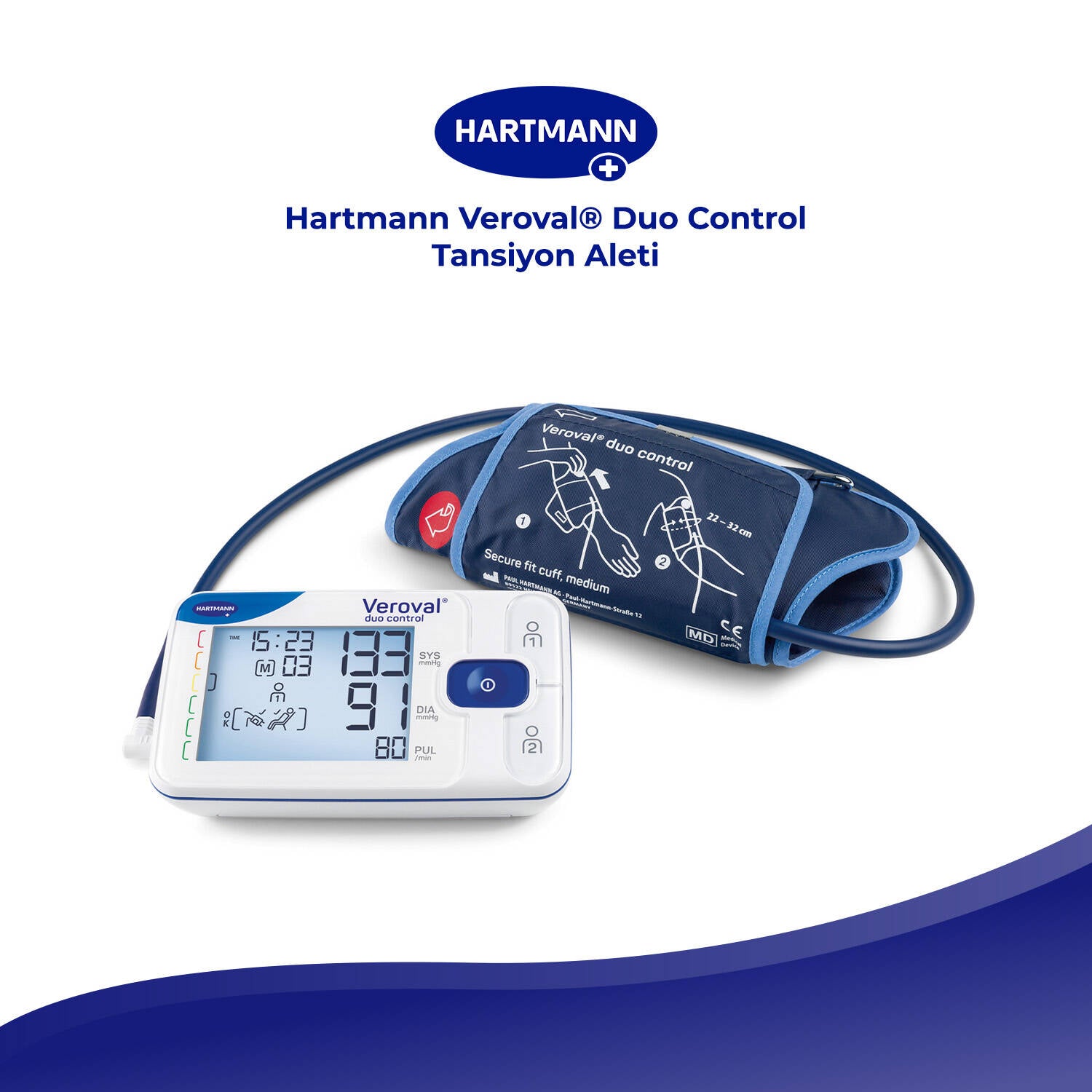 Veroval Duo Control Large Tansiyon Aleti