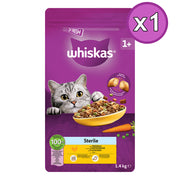 Whiskas Tavuklu Kısırlaştırılmış Kedi Maması 1.4 Kg 1 Adet