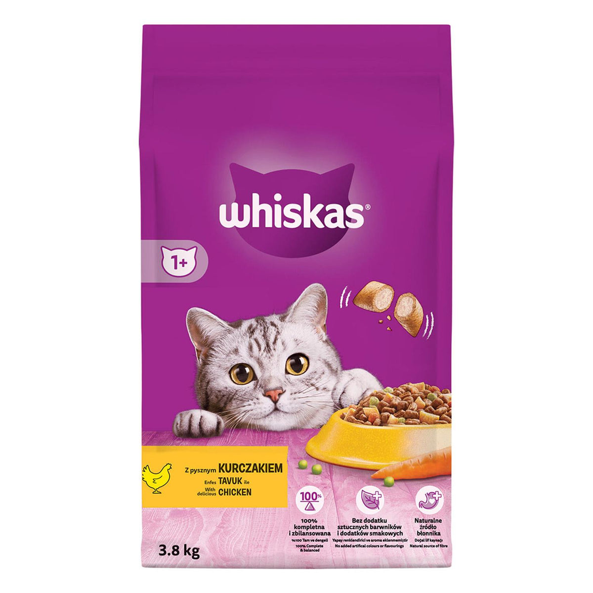 Whiskas Tavuklu Kuru Mama 3.8 Kg
