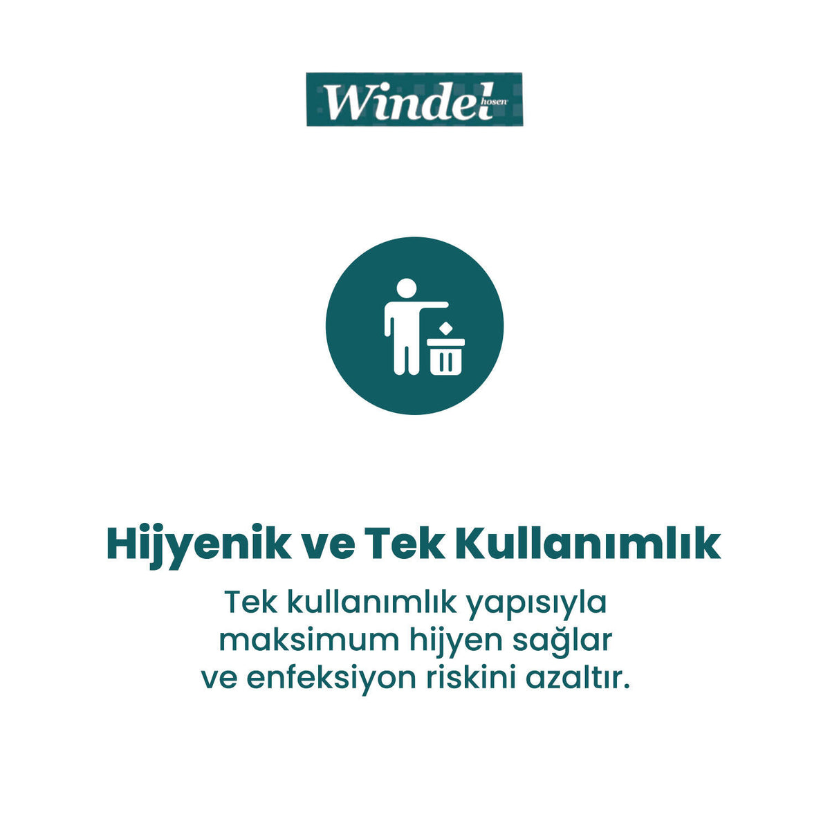 Windelhosen Yatak Koruyucu Örtü  60x90 Cm 120 Adet