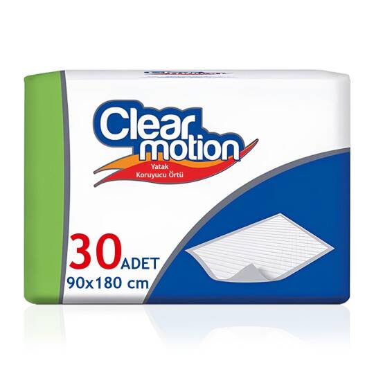 ClearMotion Yatak Koruyucu Örtü 90x180 Cm 30 Adet