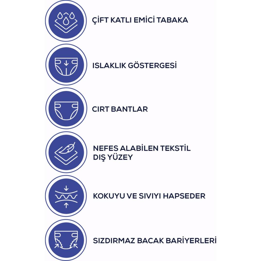 Coverdry Bel Bantlı Hasta Bezi XL-Extra Large Beden 60 Adet - 2