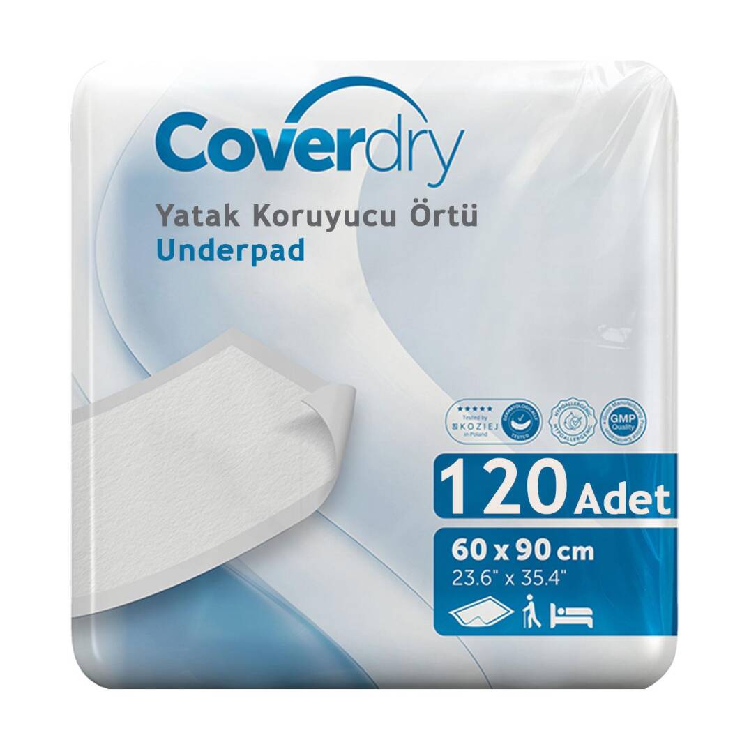 Coverdry Yatak Koruyucu Örtü 60×90 Cm 120 Adet - 1