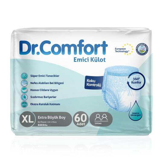 Dr. Comfort Emici Külot XL-Extra Large Beden 60 Adet - 1
