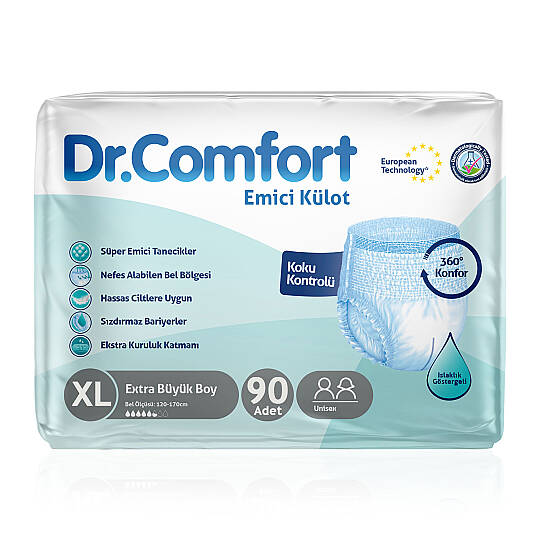 Dr. Comfort Emici Külot XL-Extra Large Beden 90 Adet