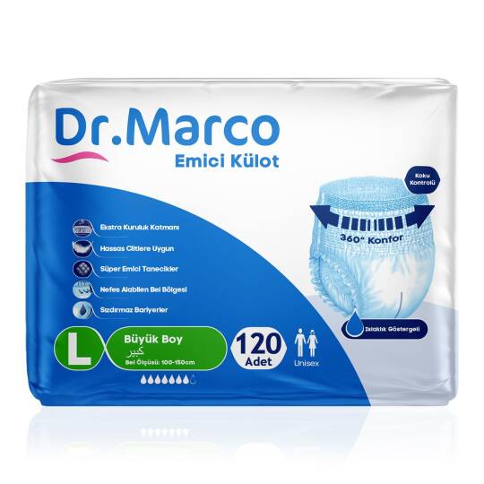 Dr. Marco Emici Külot L-Large Beden 120 Adet