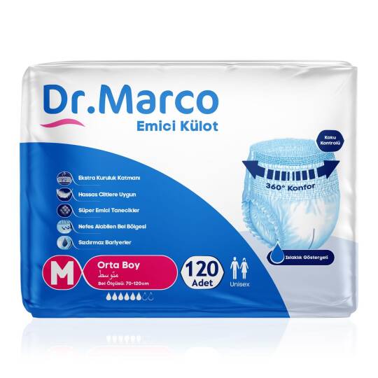 Dr. Marco Emici Külot M-Medium Beden 120 Adet