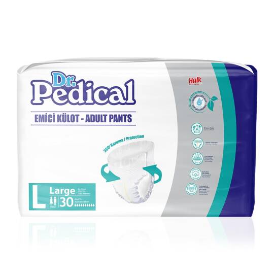 Dr. Pedical Emici Külot L-Large Beden 30 Adet