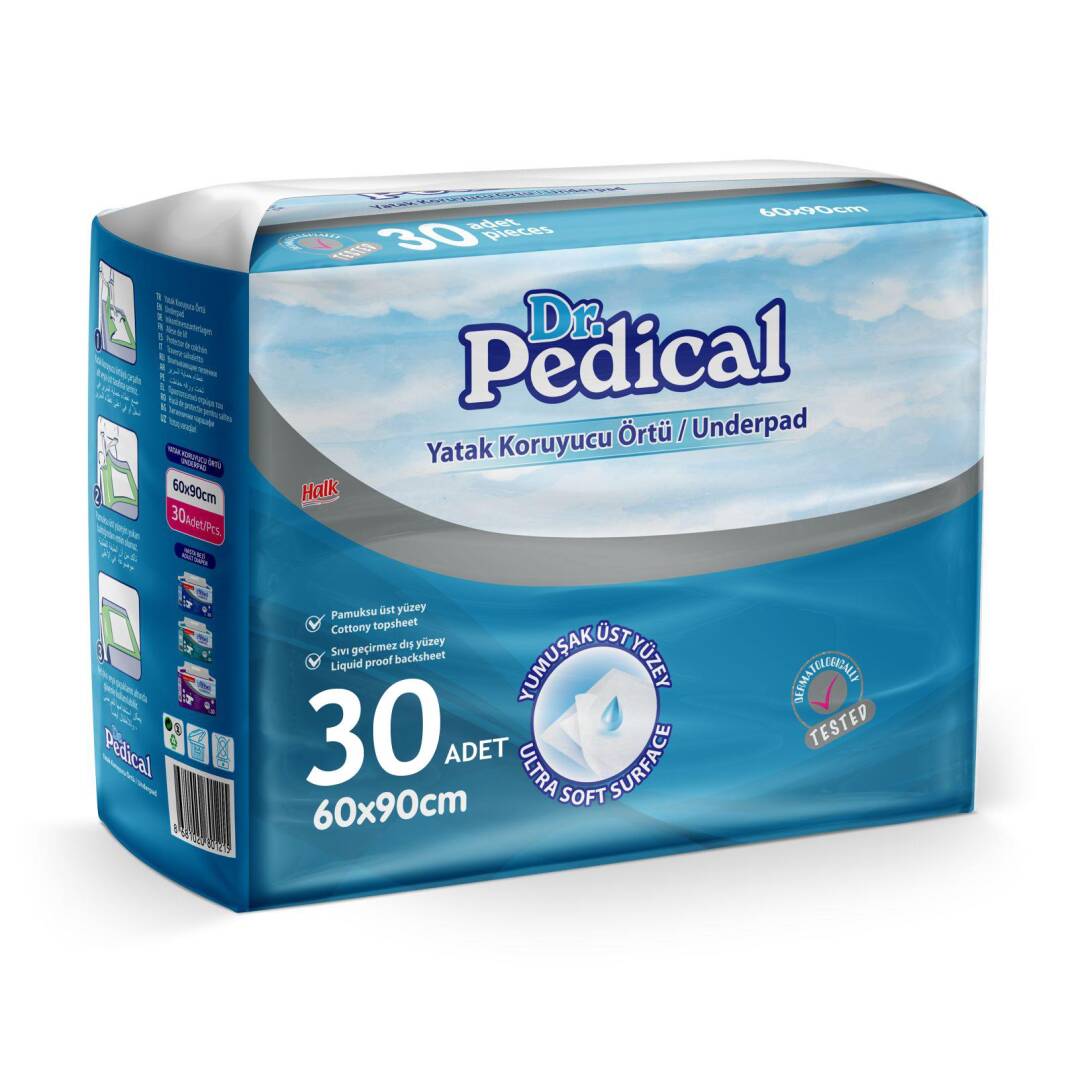 Dr. Pedical Yatak Koruyucu Örtü 60x90 Cm 30 Adet - 1