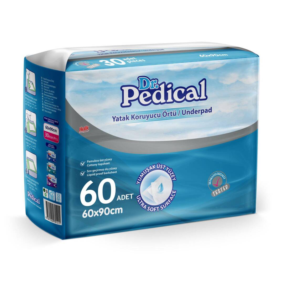 Dr. Pedical Yatak Koruyucu Örtü 60x90 Cm 60 Adet - 1