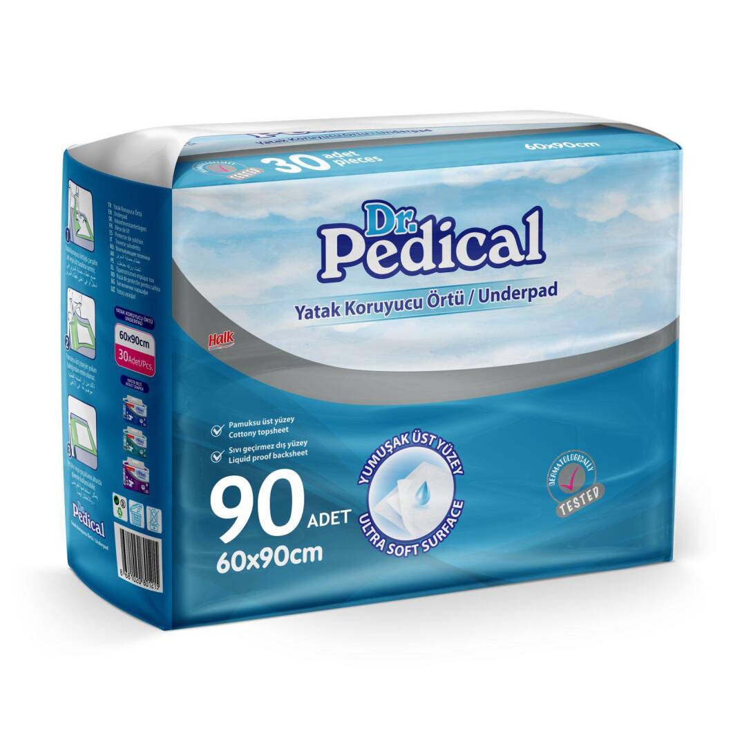 Dr. Pedical Yatak Koruyucu Örtü 60x90 Cm 90 Adet - 1