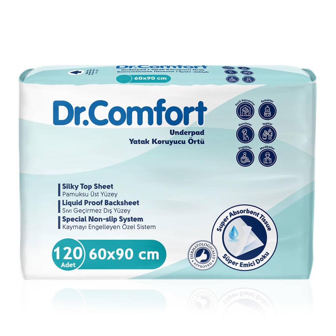 Dr.Comfort Yatak Koruyucu Örtü 60x90 Cm 120 Adet - 1