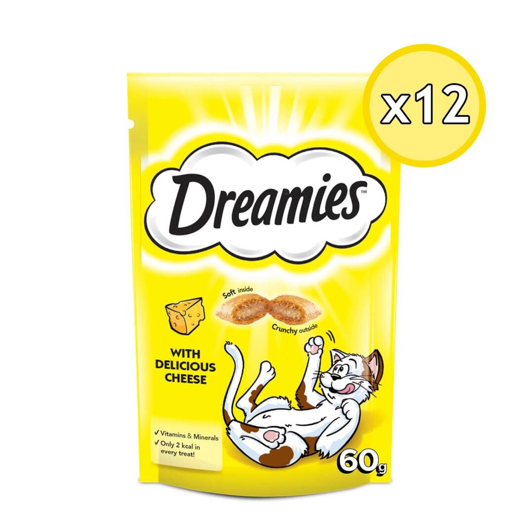Dreamies Peynirli Yetişkin Kedi Ödül Maması 60 Gr 12 Adet - 1