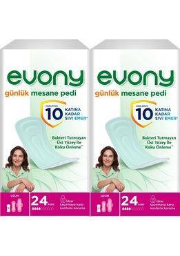 Evony Günlük Mesane Pedi Uzun 48 Adet