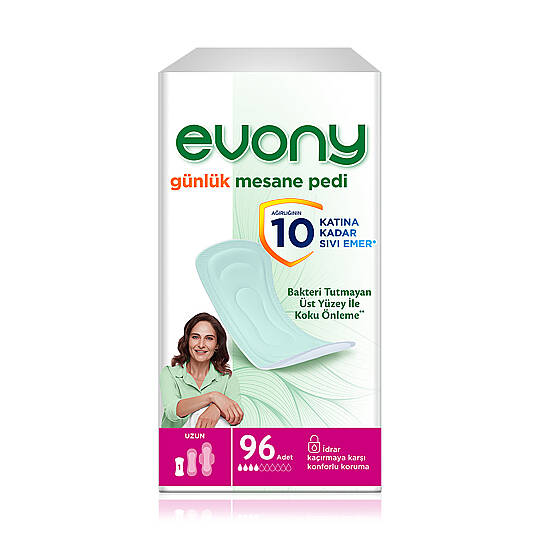 Evony Günlük Mesane Pedi Uzun 96 Adet