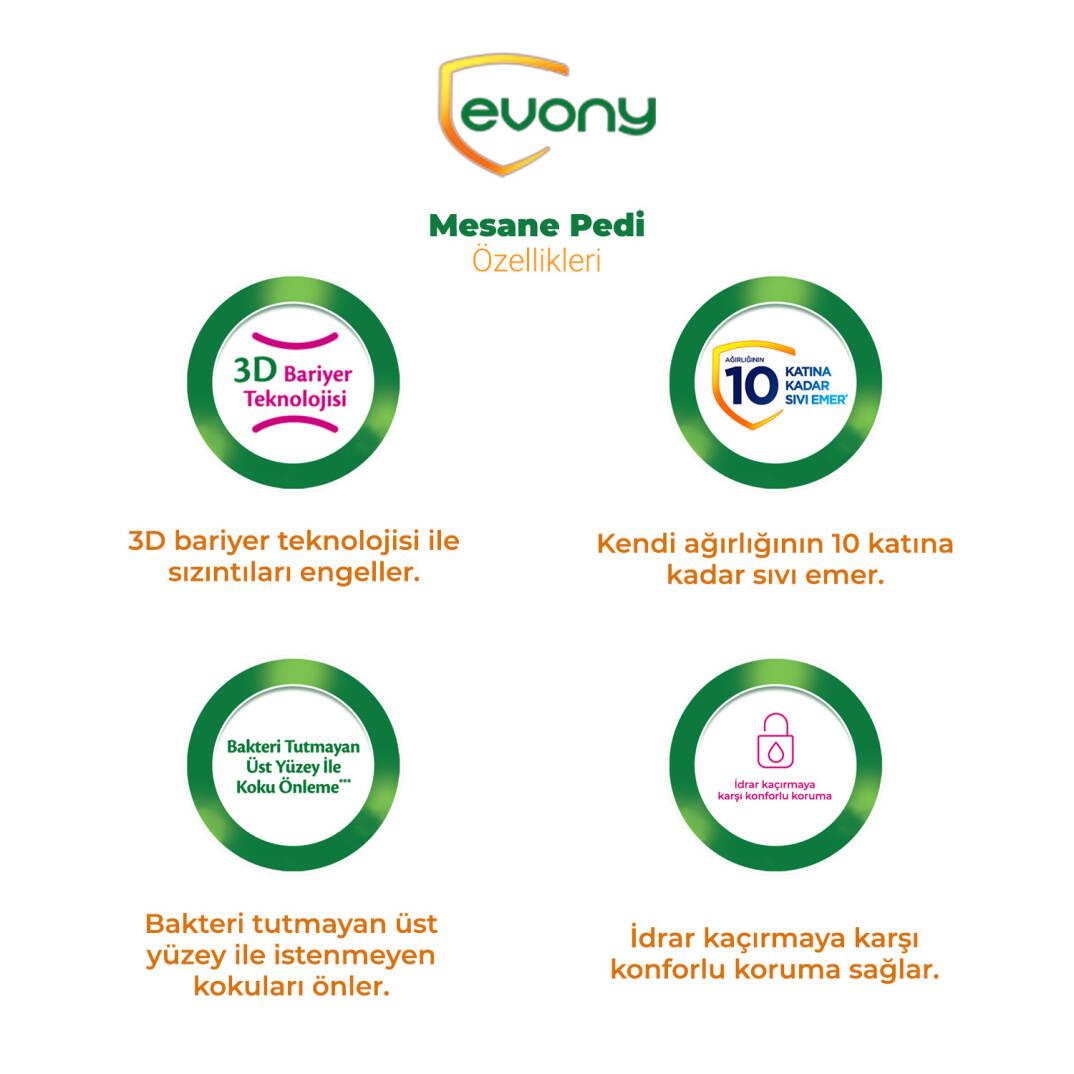 Evony Mesane Pedi Yoğun 10 Adet - 2