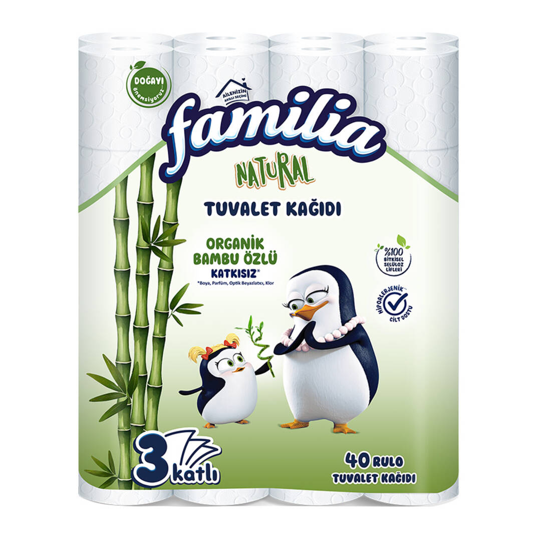 Familia Natural Tuvalet Kağıdı 40 Adet - 1
