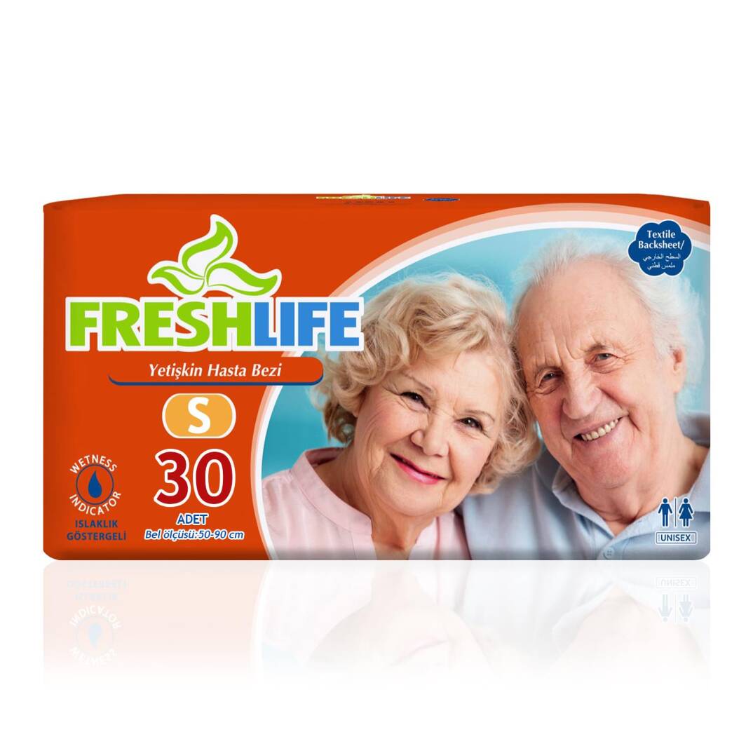 Freshlife Belbantlı Hasta Bezi S-Small Beden 30 Adet - 1