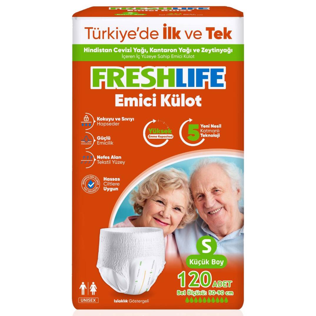 Freshlife Emici Külot S-Small Beden 120 Adet - 1