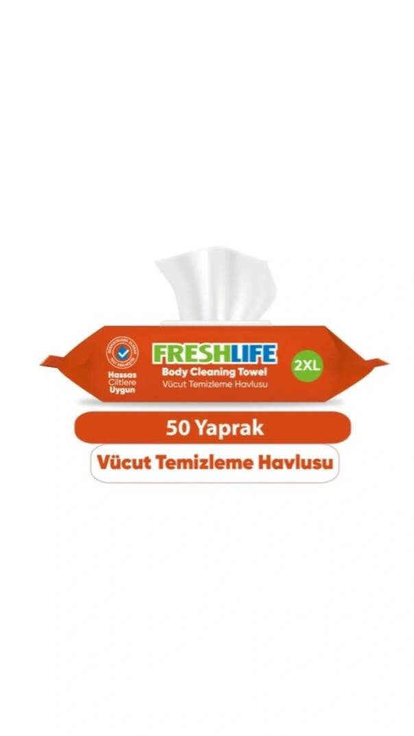 Freshlife Vücut Temizleme Havlusu 300 Adet - 1