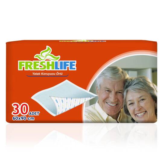 Freshlife Yatak Koruyucu Örtü 60x90 Cm 30 Adet