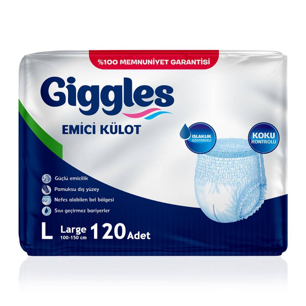 Giggles Emici Külot L-Large Beden 120 Adet - 1