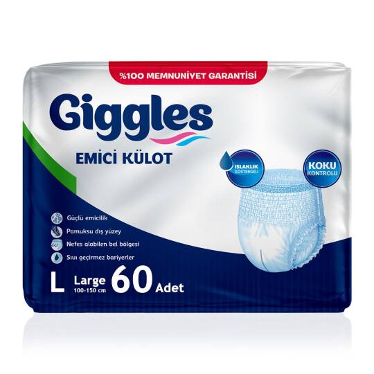 Giggles Emici Külot L-Large Beden 60 Adet
