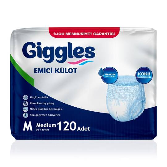 Giggles Emici Külot M-Medium Beden 120 Adet