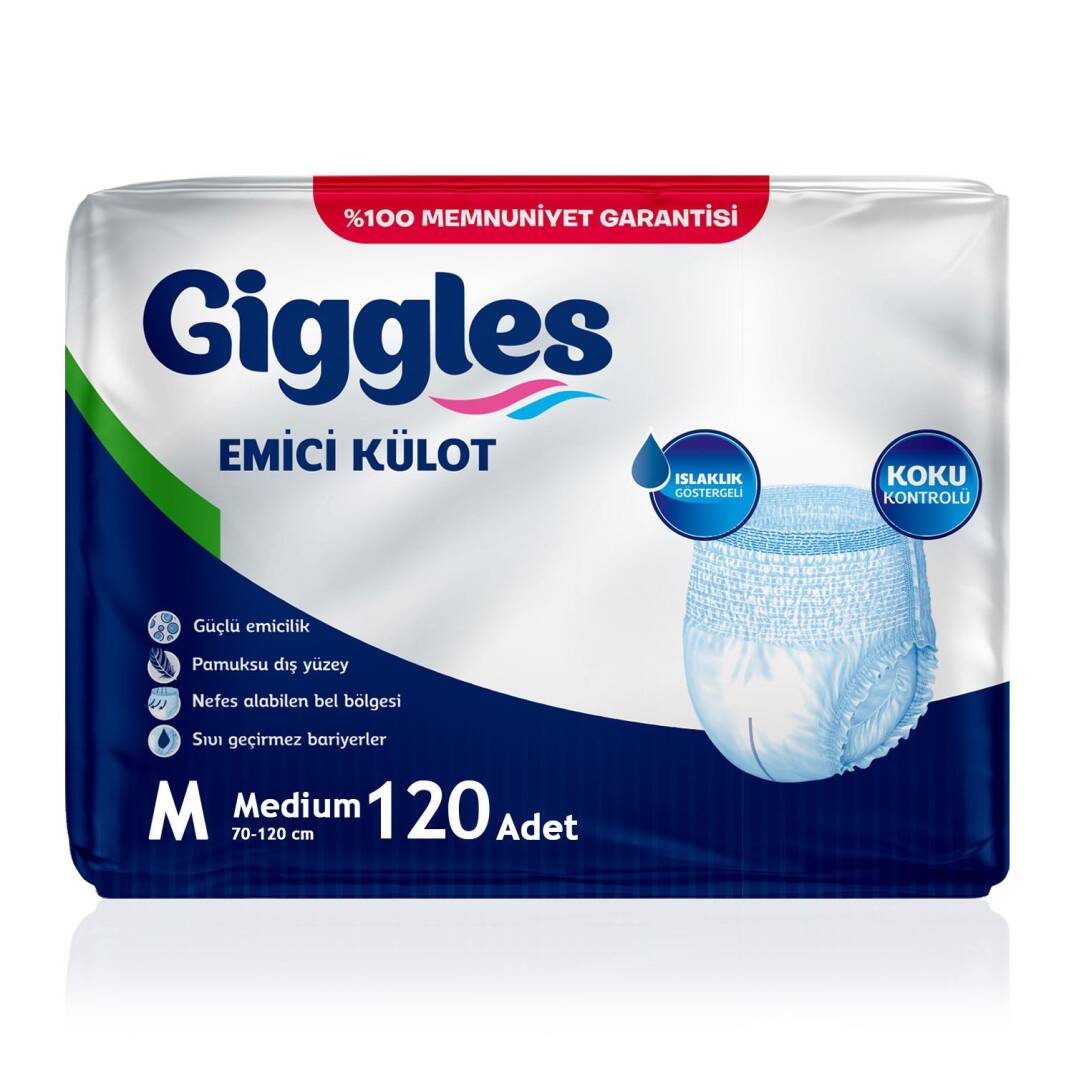 Giggles Emici Külot M-Medium Beden 120 Adet - 1