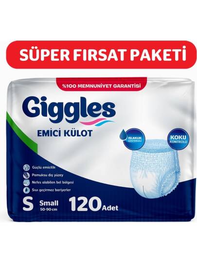 Giggles Emici Külot S-Small Beden 120 Adet