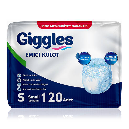 Giggles Emici Külot S-Small Beden 120 Adet
