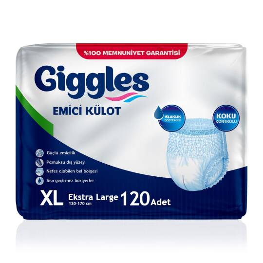 Giggles Emici Külot XL-Extra Large Beden 120 Adet