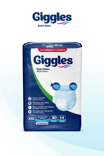 Giggles Emici Külot XXL-Extra Extra Large Beden 30 Adet