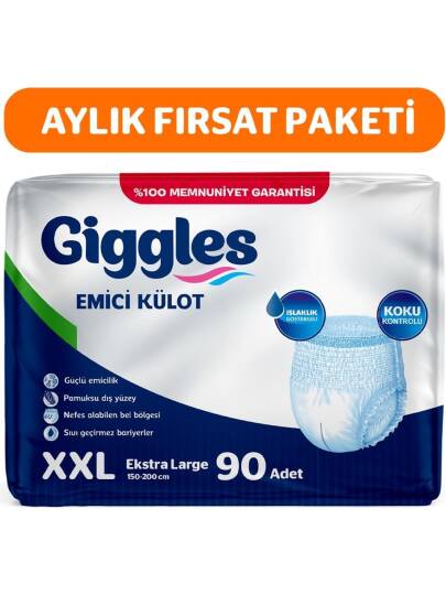 Giggles Emici Külot XXL-Extra Extra Large Beden 90 Adet