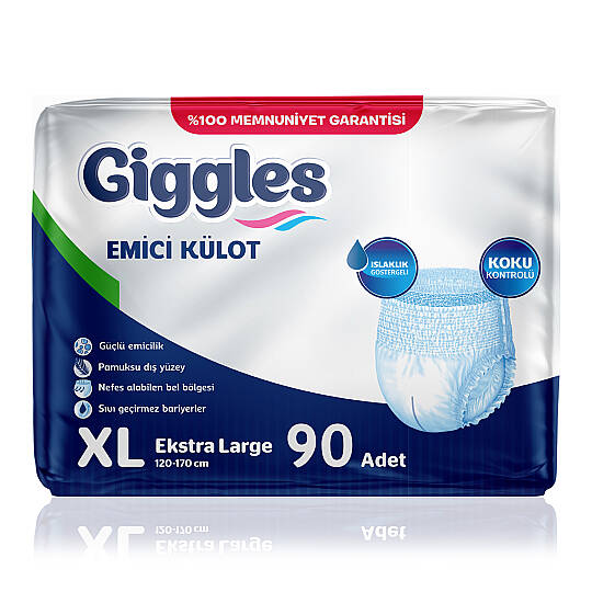 Giggles Emici Külot XXL-Extra Extra Large Beden 90 Adet