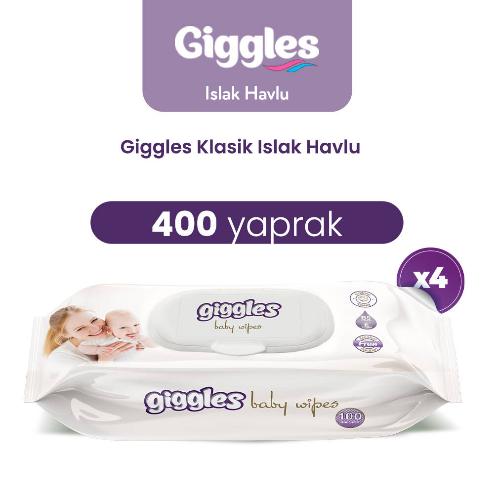 Giggles Islak Havlu Klasik 400 Adet - 1