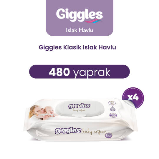 Giggles Islak Havlu Klasik 480 Adet