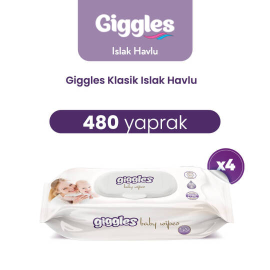 Giggles Islak Havlu Klasik 480 Adet