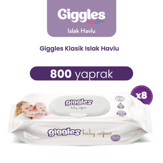 Giggles Islak Havlu Klasik 800 Adet