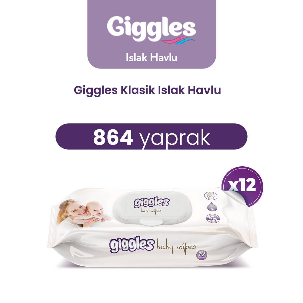 Giggles Islak Havlu Klasik 864 Adet - 1