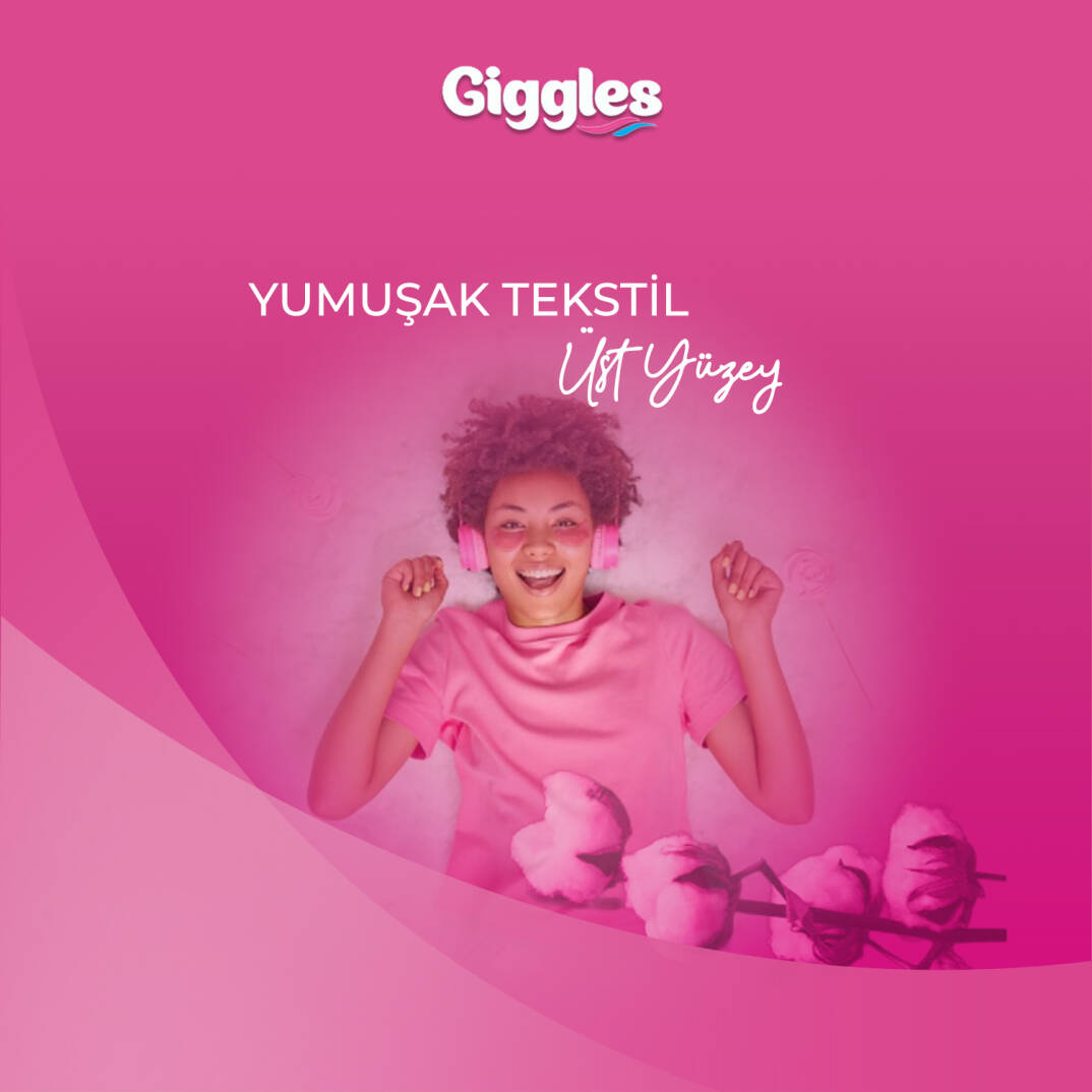 Giggles Kadın Mesane Pedi L-Large Beden 40 Adet - 3