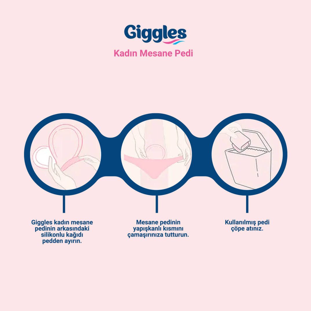 Giggles Kadın Mesane Pedi L-Large Beden 80 Adet - 2
