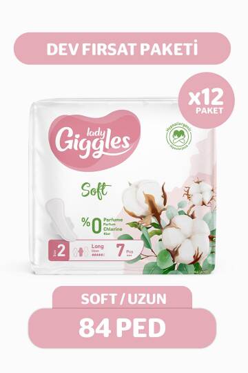 Giggles Lady Soft Uzun Hijyenik Ped 84 Adet