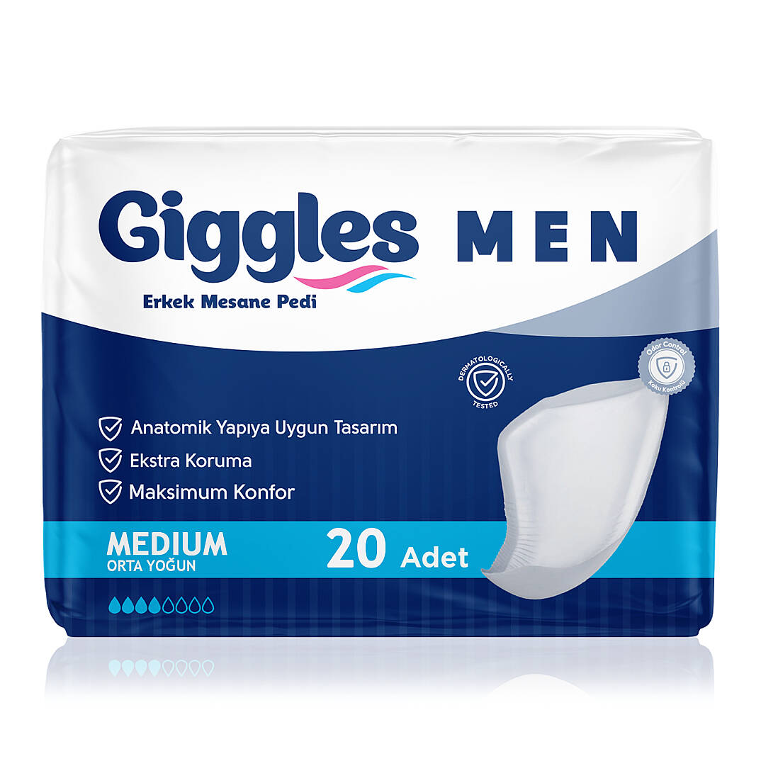 Giggles Mesane Pedi Erkek M-Medium Beden 20 Adet - 1