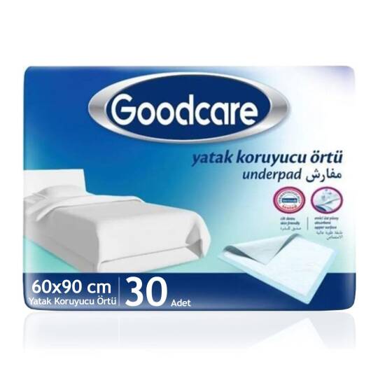 Goodcare Yatak Koruyucu Örtü 60x90 Cm 30 Adet