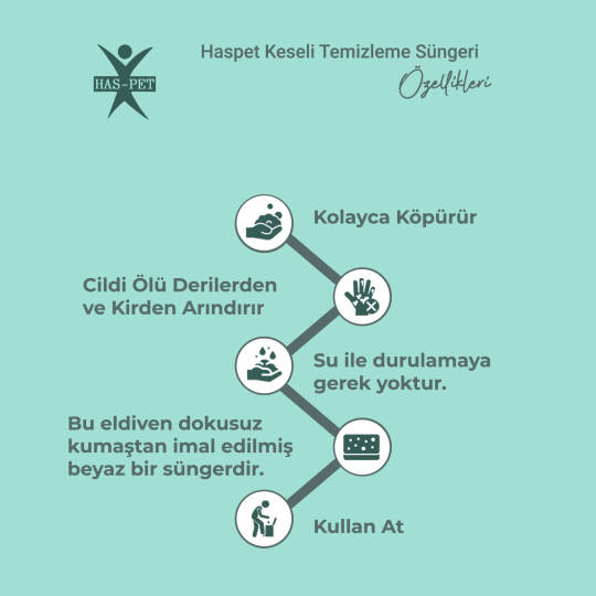 Haspet Keseli Temizleme Süngeri - 1 Adet - 2