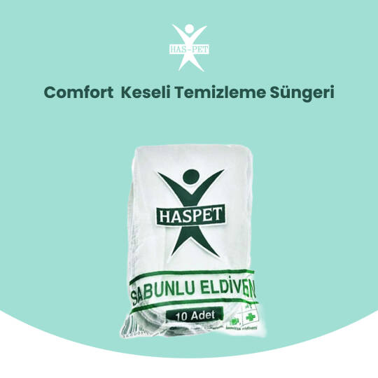 Haspet Keseli Temizleme Süngeri - 3 Adet